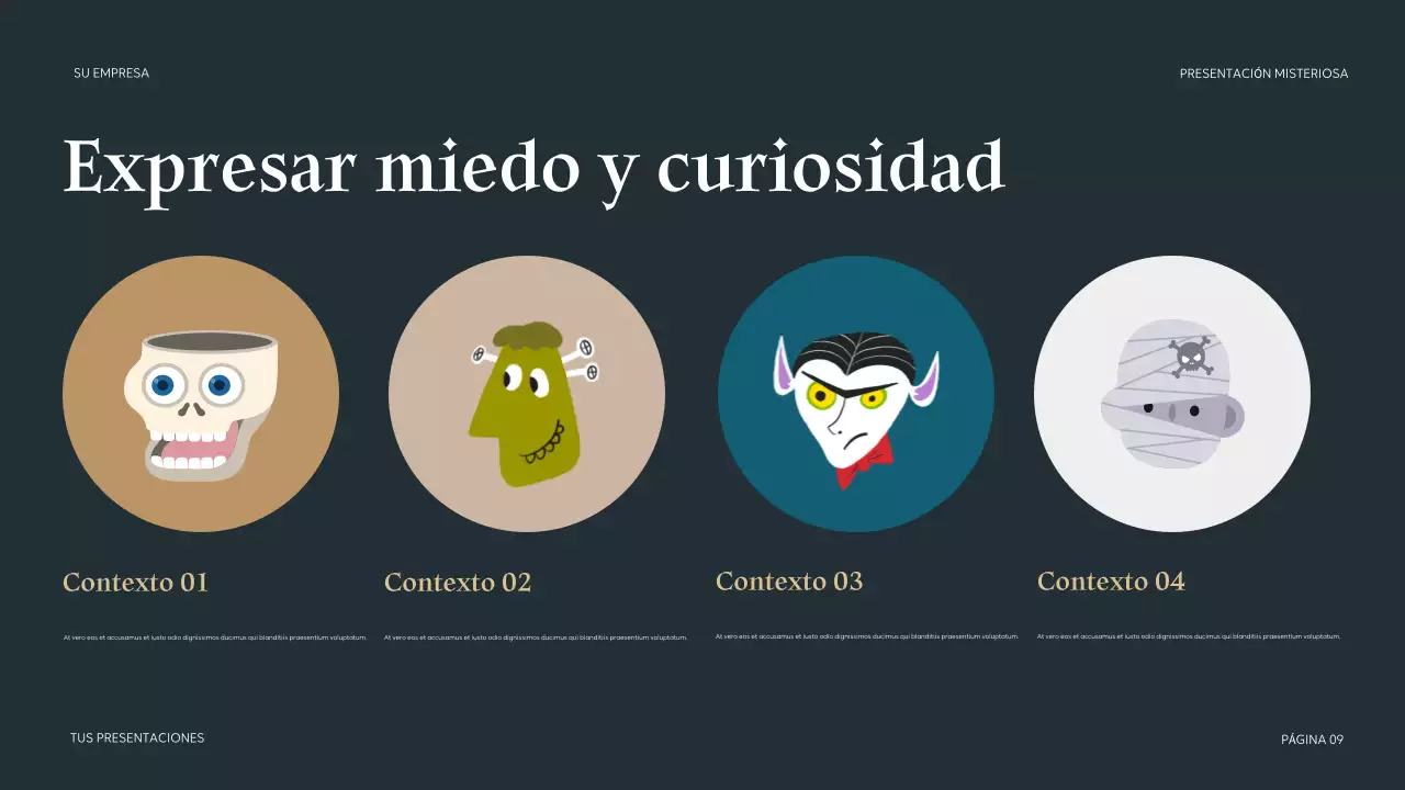 Presentación misteriosa de Teal