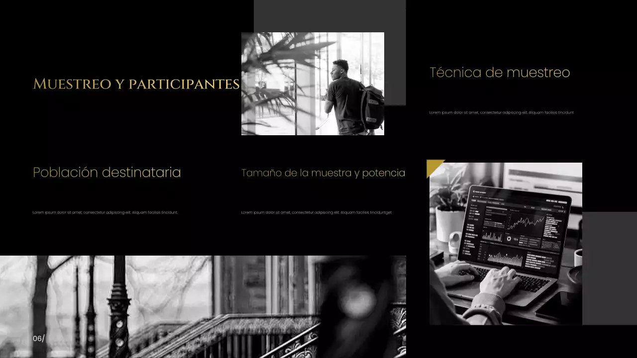 Presentación de la propuesta de investigación moderna negra