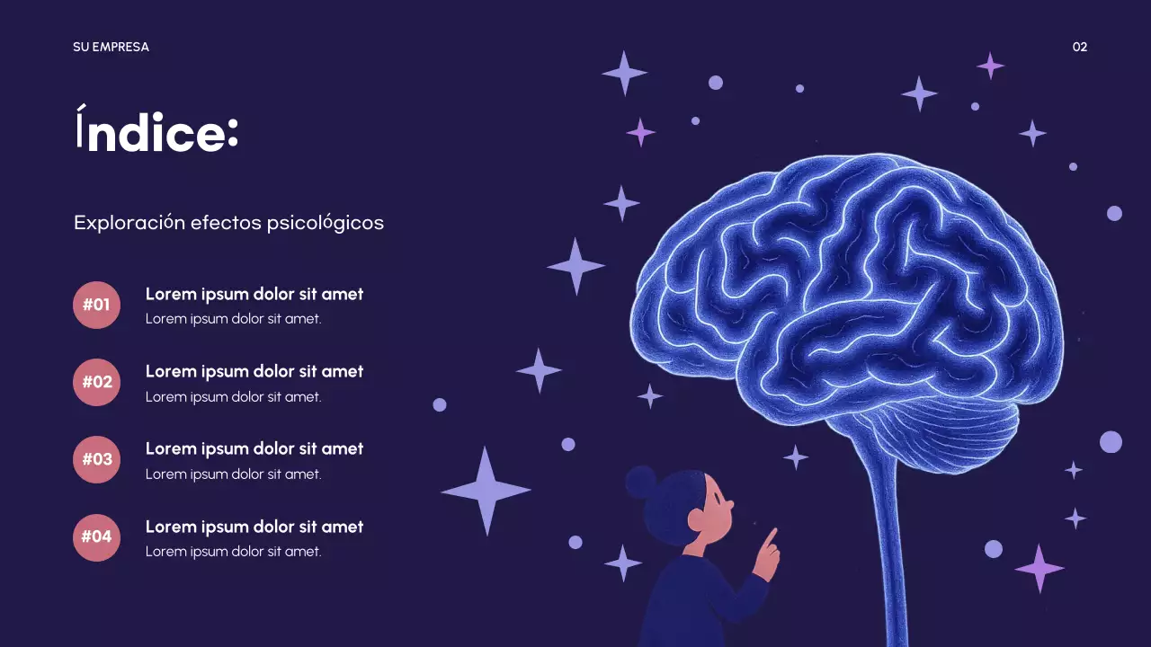 Presentación de psicología moderna rosa