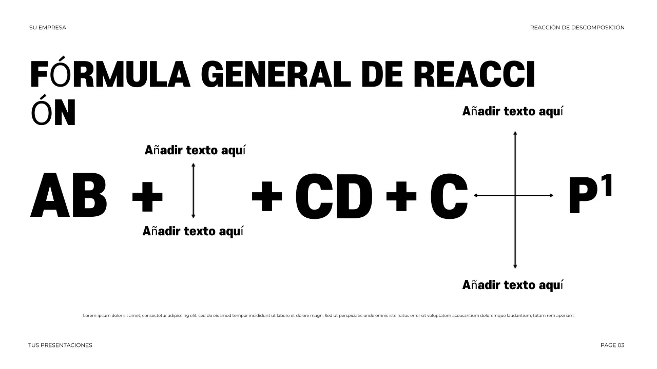 Presentación de la química moderna negra