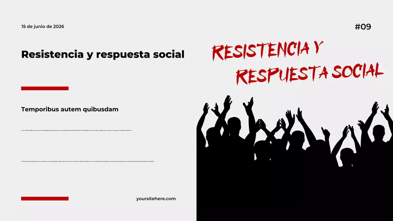 Presentación de la conferencia sobre el gobierno moderno gris