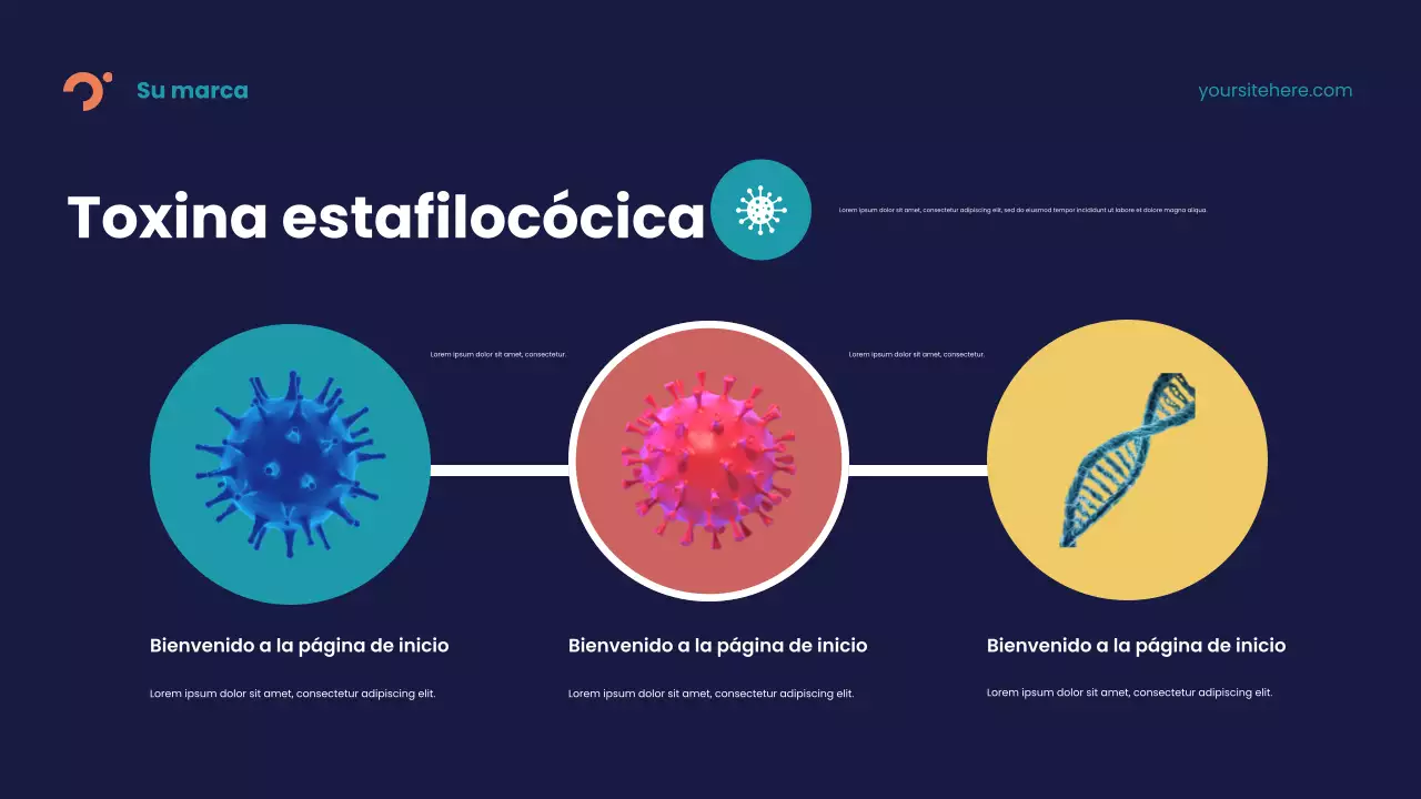 Presentación de la enfermedad abstracta azul