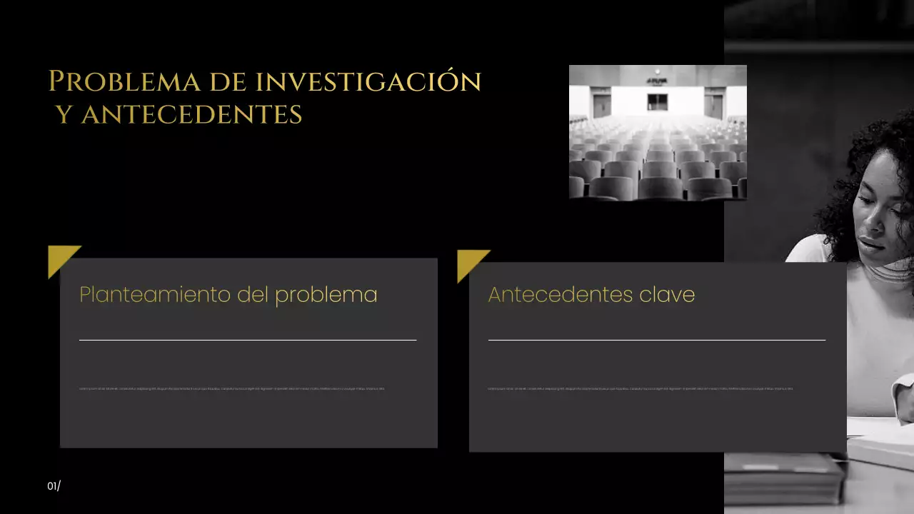 Presentación de la propuesta de investigación moderna negra