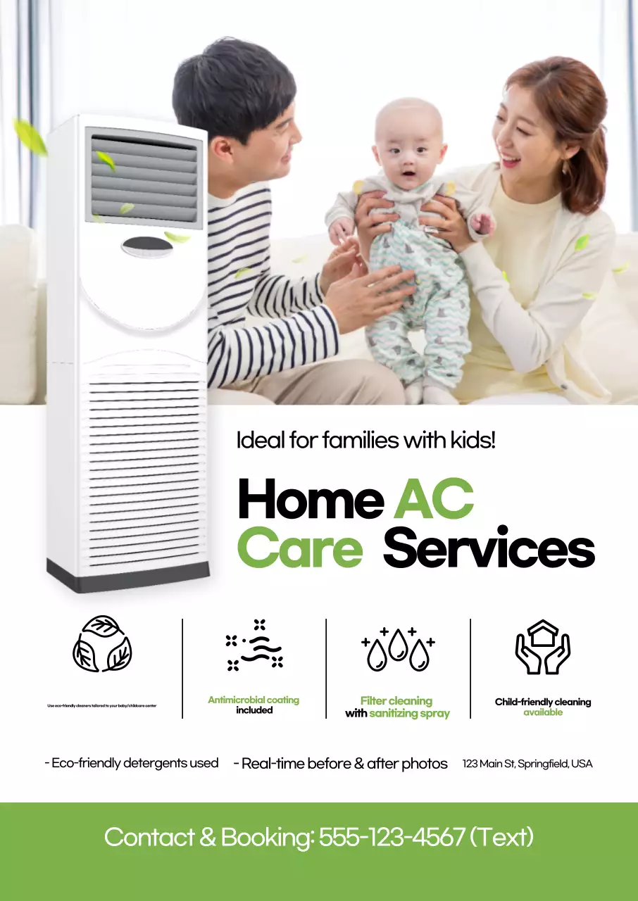 Green Modern Home Appliances Advertisement