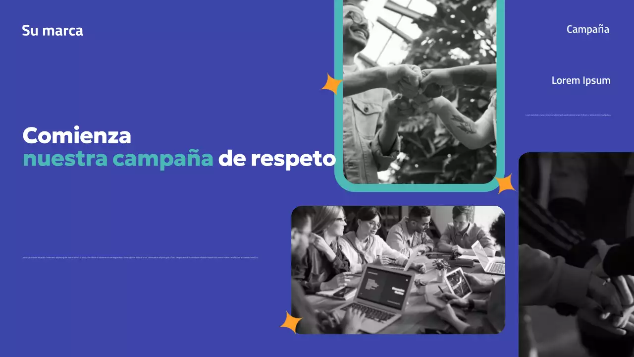 Presentación de la campaña Blue Modern