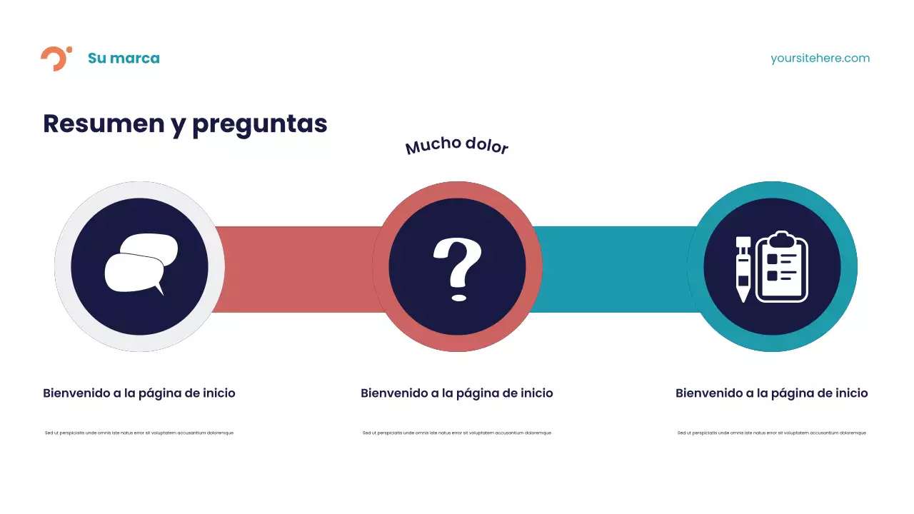 Presentación de la enfermedad abstracta azul