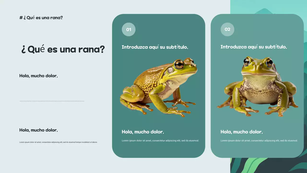 Presentación artística sobre biodiversidad verde