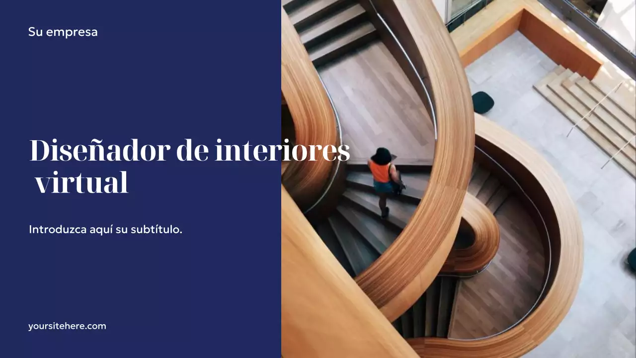 Presentación de diseño de interiores moderno de la Marina