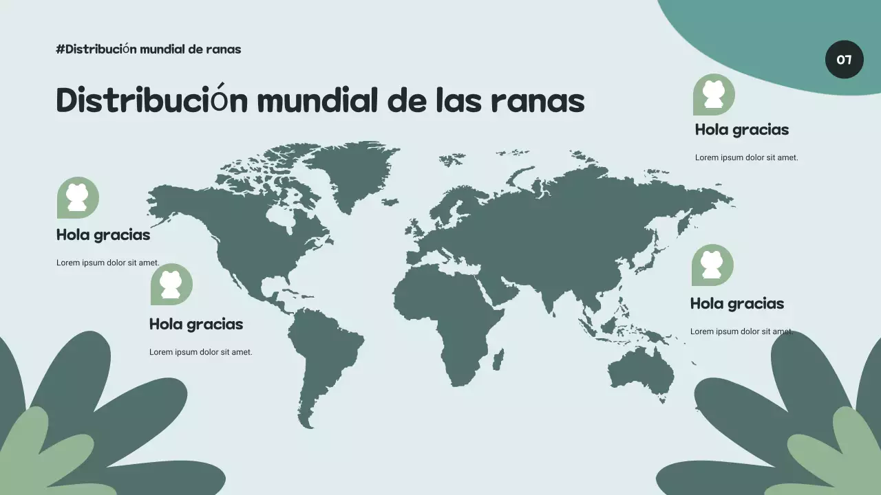 Presentación artística sobre biodiversidad verde