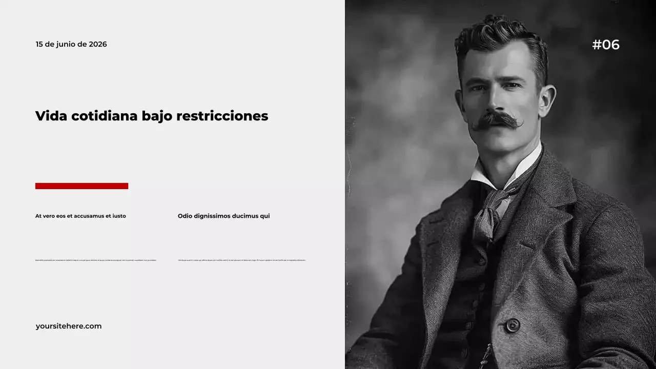 Presentación de la conferencia sobre el gobierno moderno gris