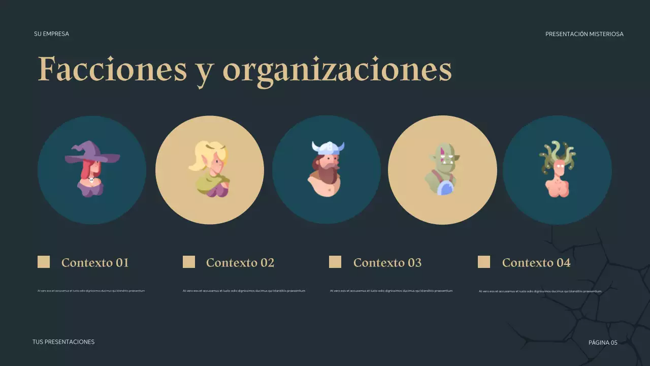 Presentación misteriosa de Teal