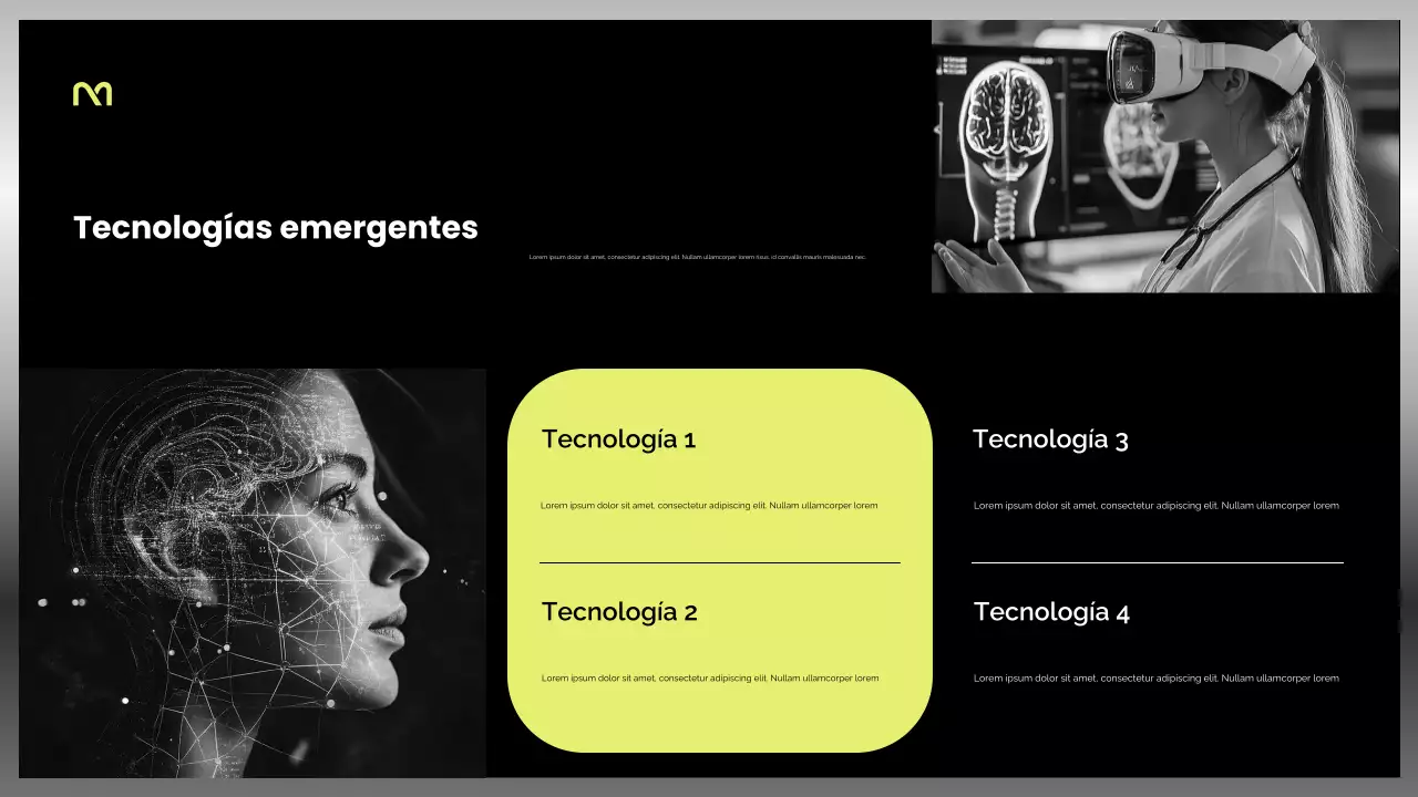 Presentación de atención médica moderna para negros