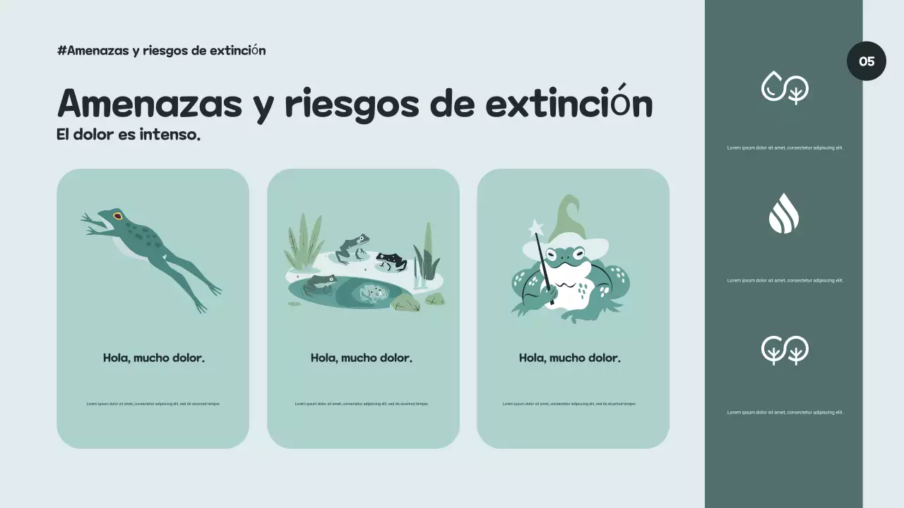 Presentación artística sobre biodiversidad verde