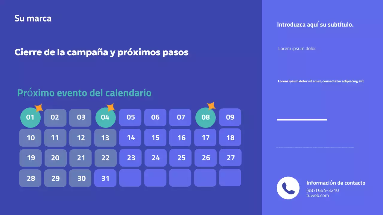 Presentación de la campaña Blue Modern