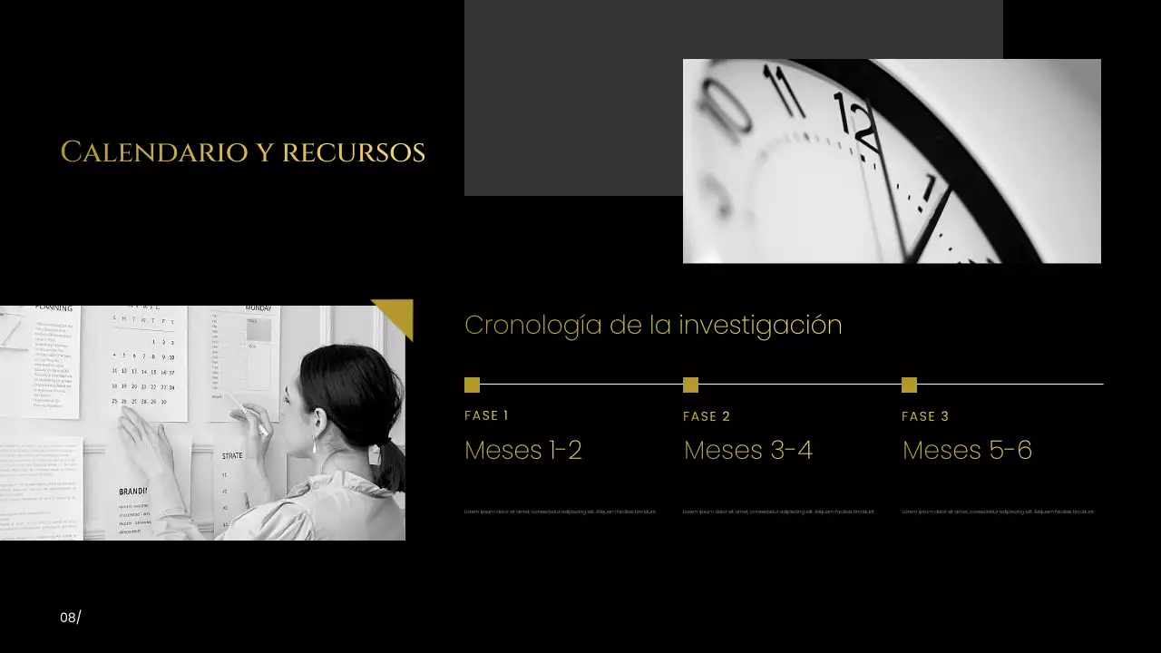 Presentación de la propuesta de investigación moderna negra