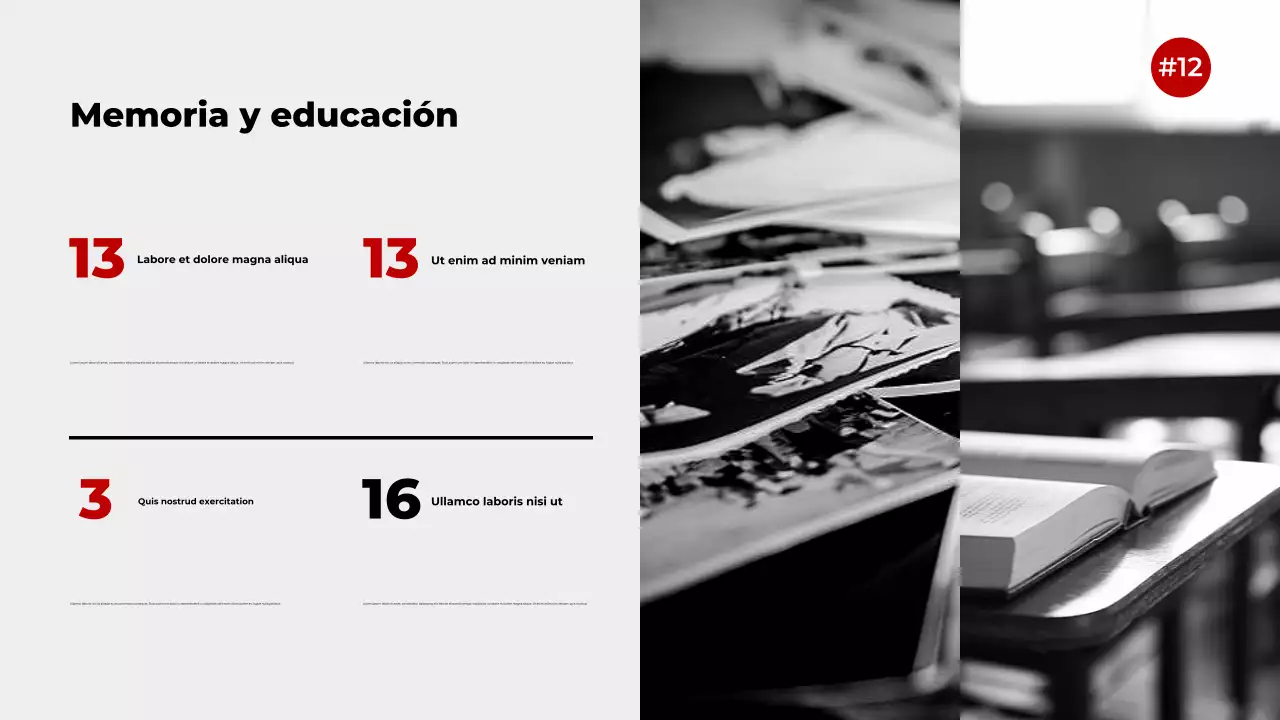 Presentación de la conferencia sobre el gobierno moderno gris