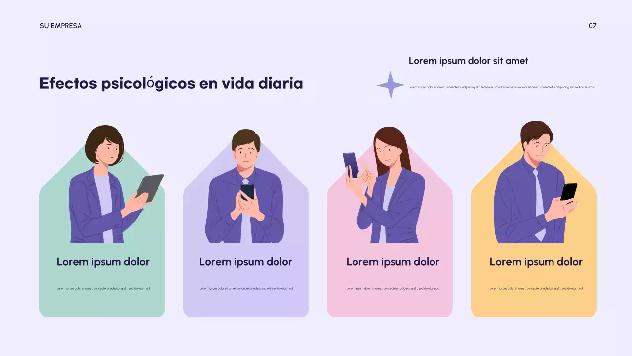 Presentación de psicología moderna rosa