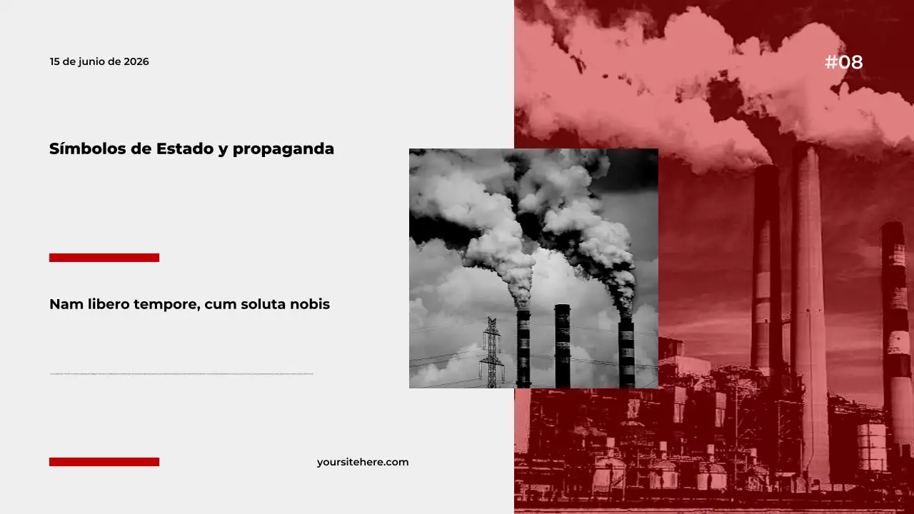 Presentación de la conferencia sobre el gobierno moderno gris