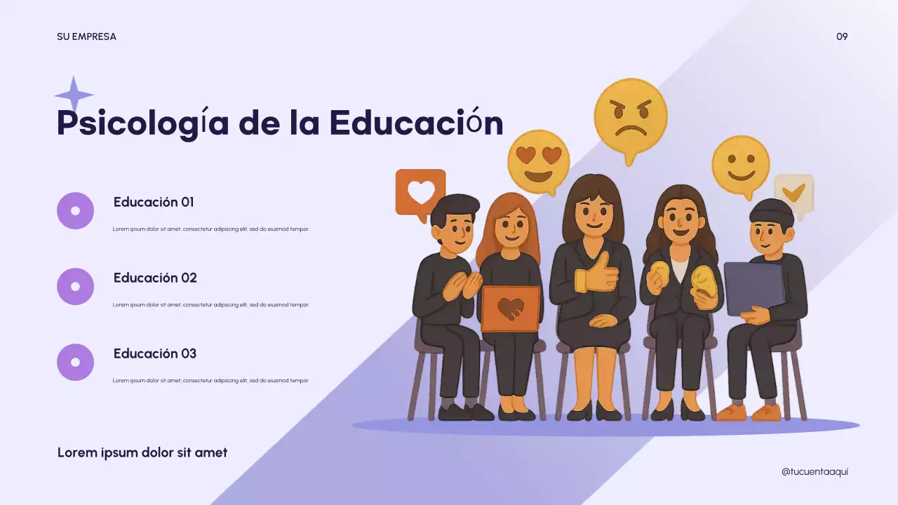 Presentación de psicología moderna rosa