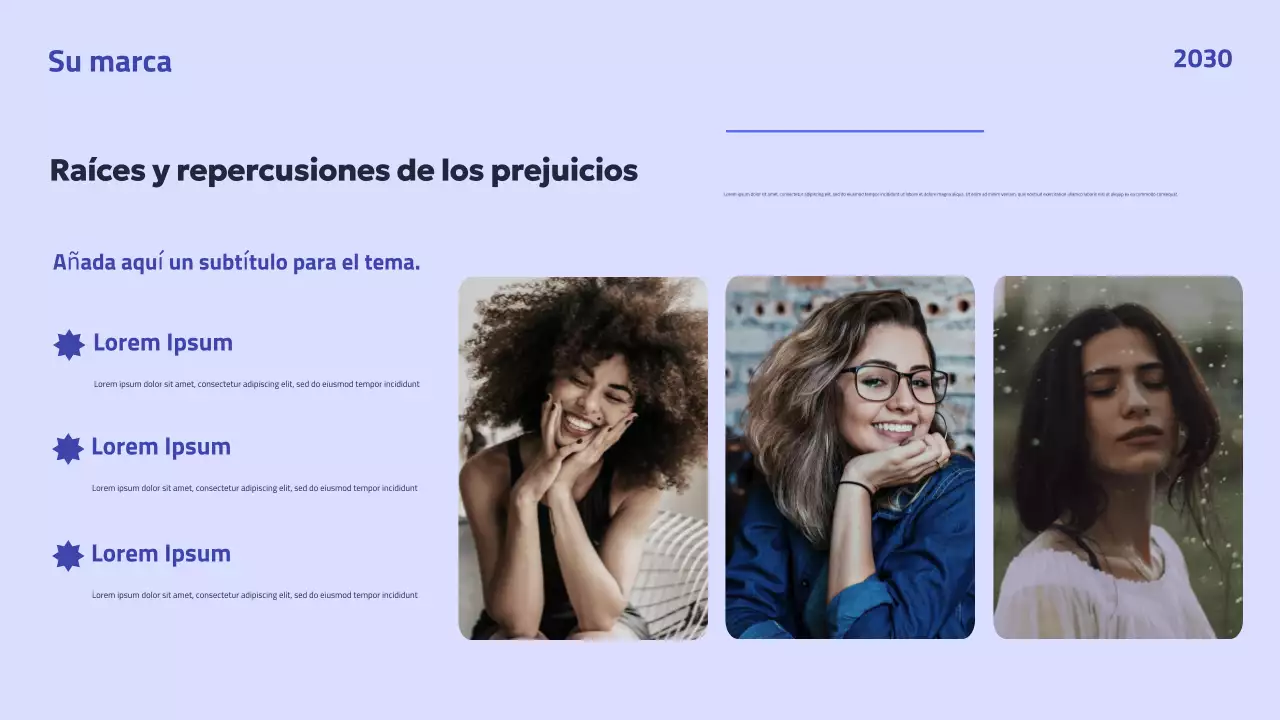 Presentación de la campaña Blue Modern