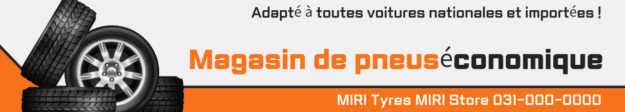 Publicité pour une voiture moderne orange