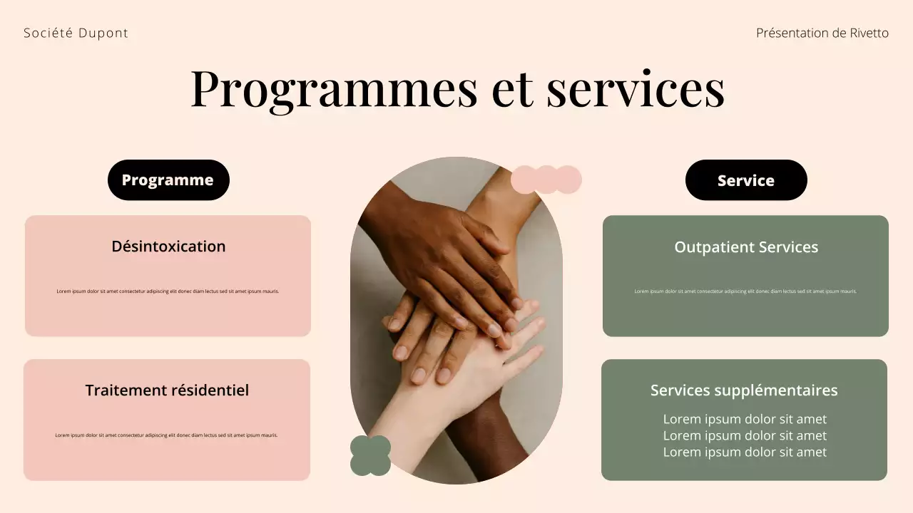 Présentation du centre de traitement de la toxicomanie Cream and Green