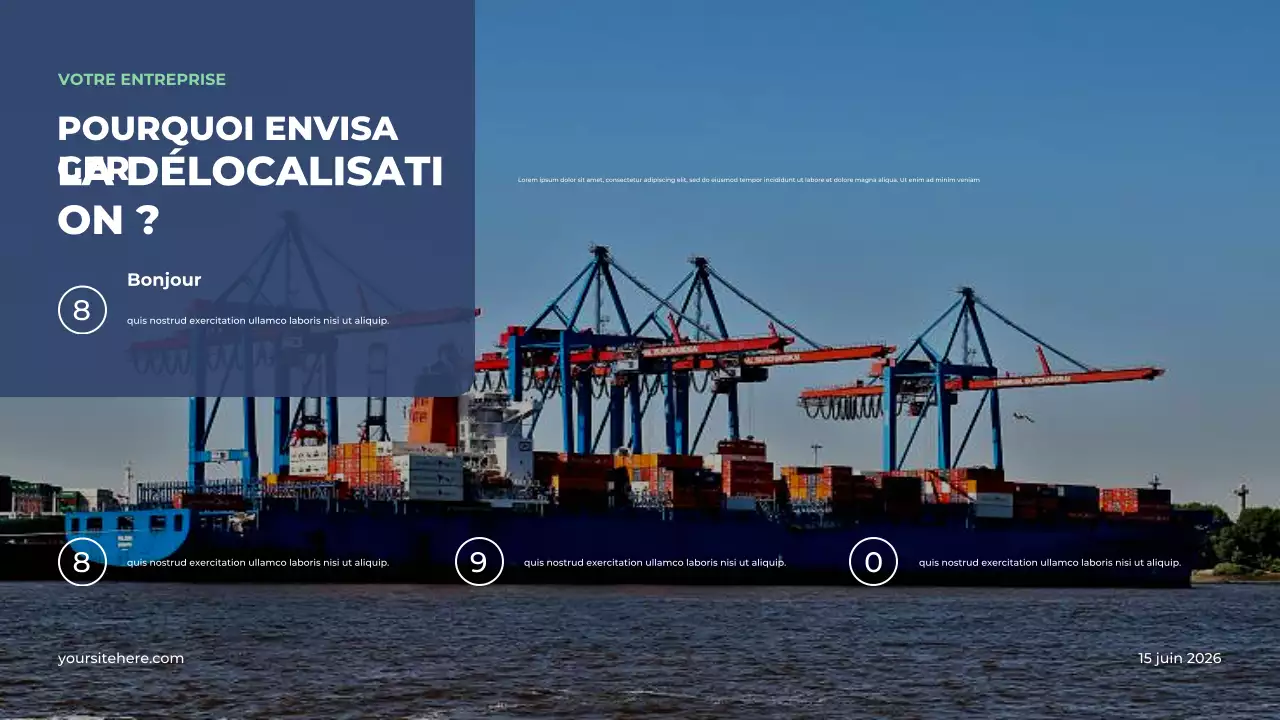 Présentation du projet de relocalisation industrielle d'Orange