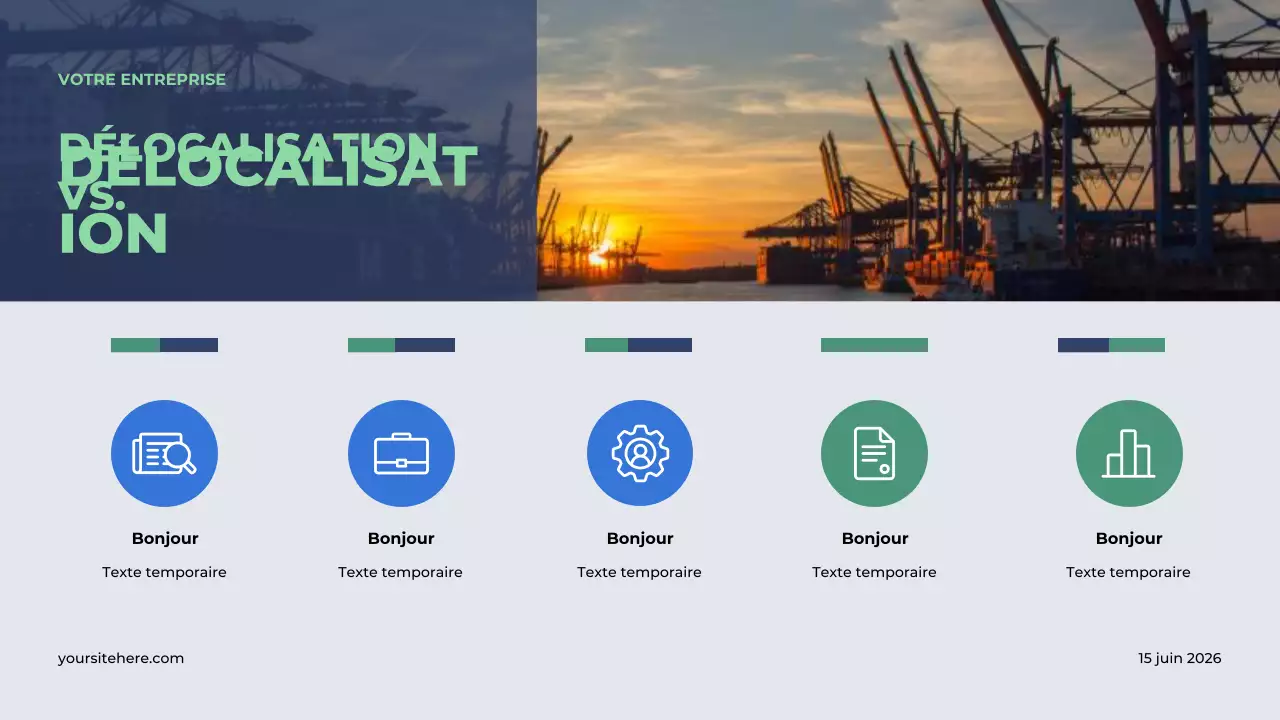 Présentation du projet de relocalisation industrielle d'Orange