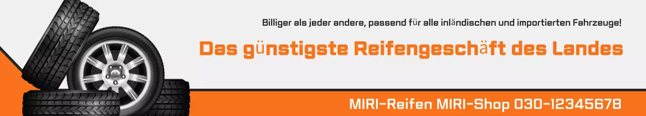 Orangefarbene moderne Autowerbung