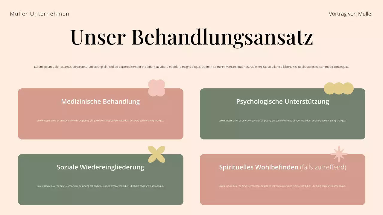 Präsentation des Cream and Green-Behandlungszentrums für Drogenmissbrauch