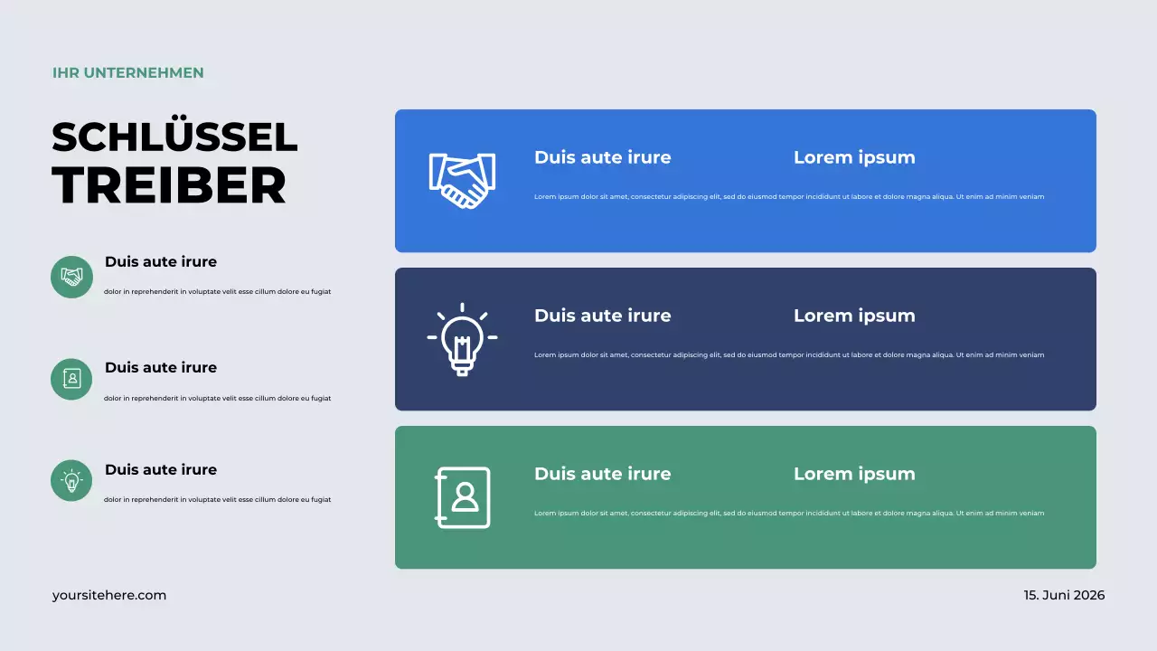Orange Industrial Reshoring-Präsentation