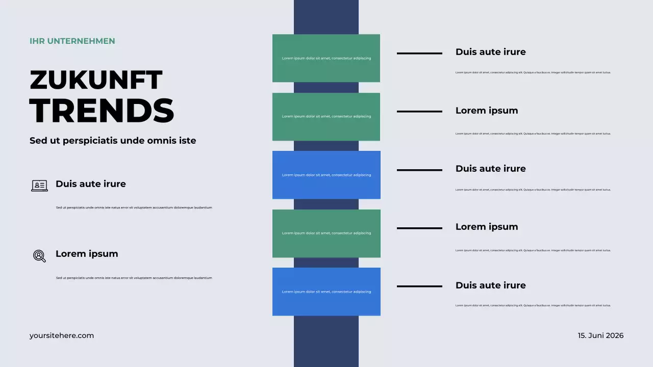 Orange Industrial Reshoring-Präsentation