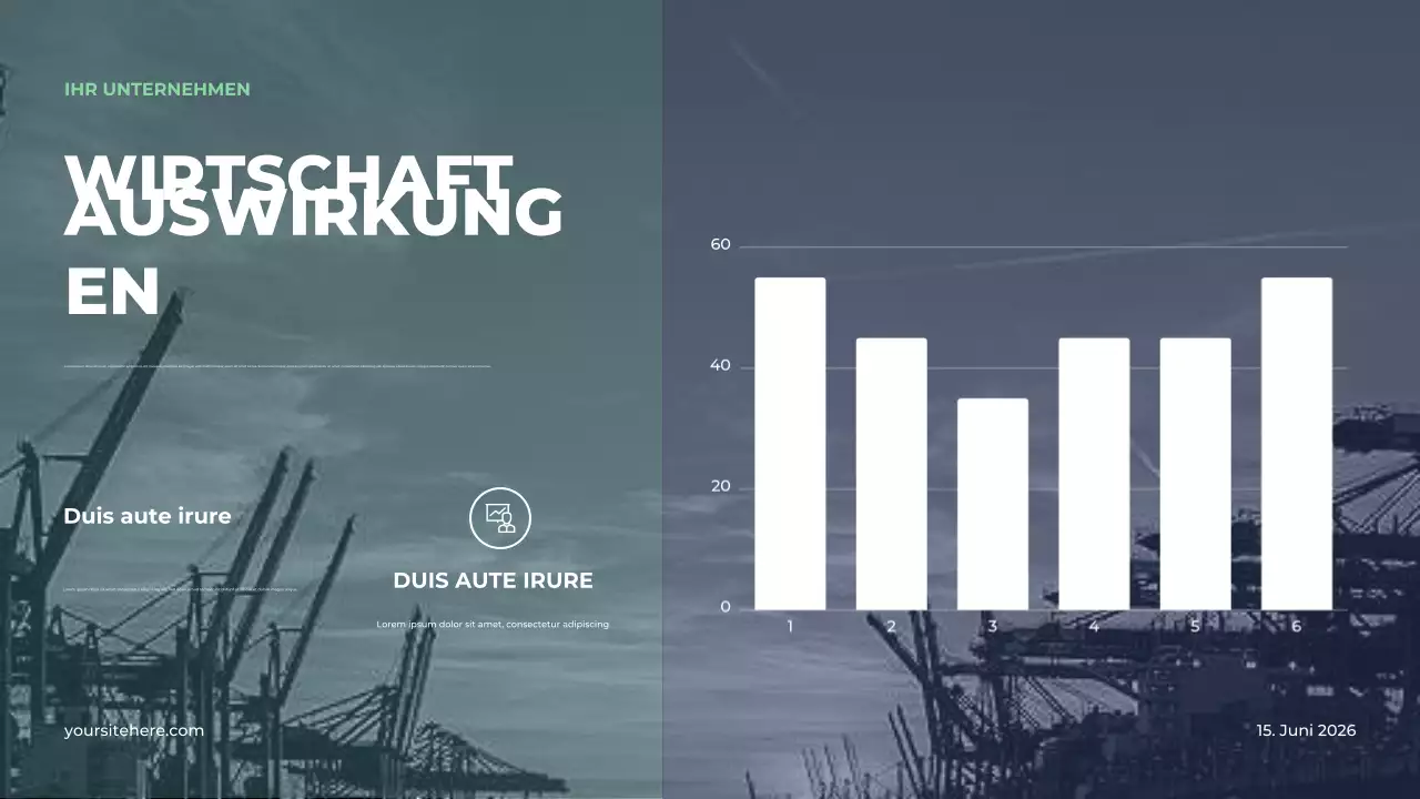 Orange Industrial Reshoring-Präsentation