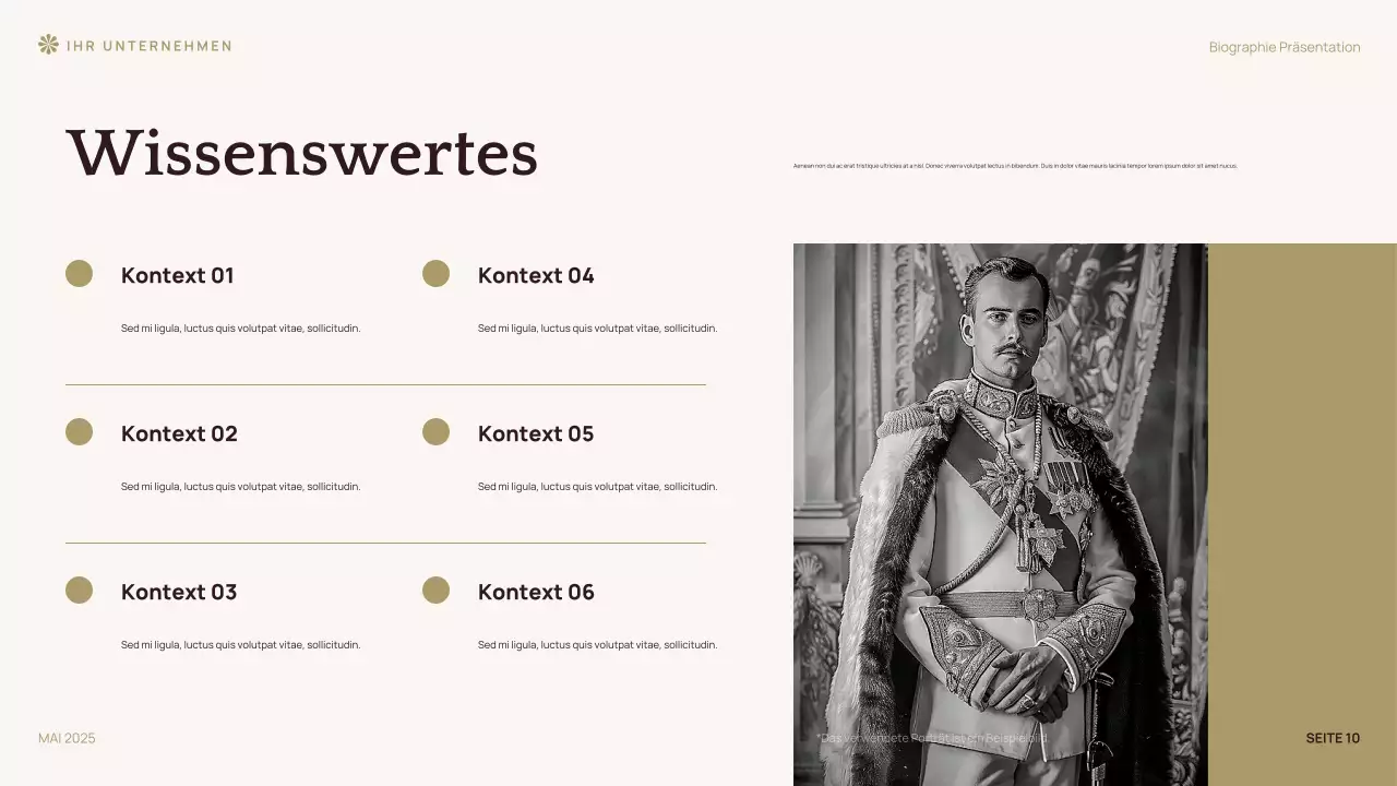 Brown Klassische Literatur Vorlesung Präsentation