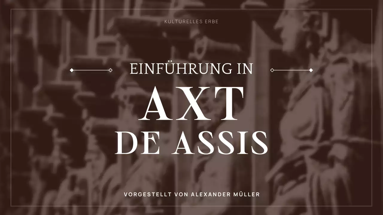 Brown Klassische Literatur Vorlesung Präsentation