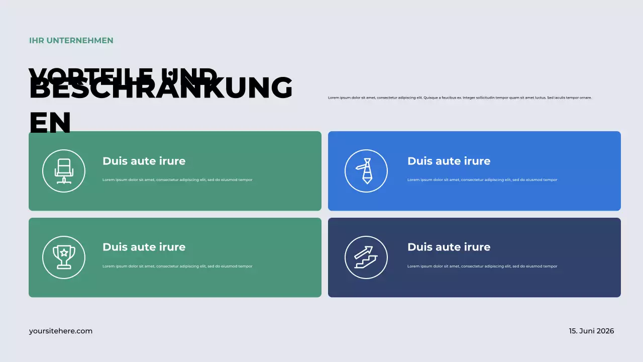 Orange Industrial Reshoring-Präsentation