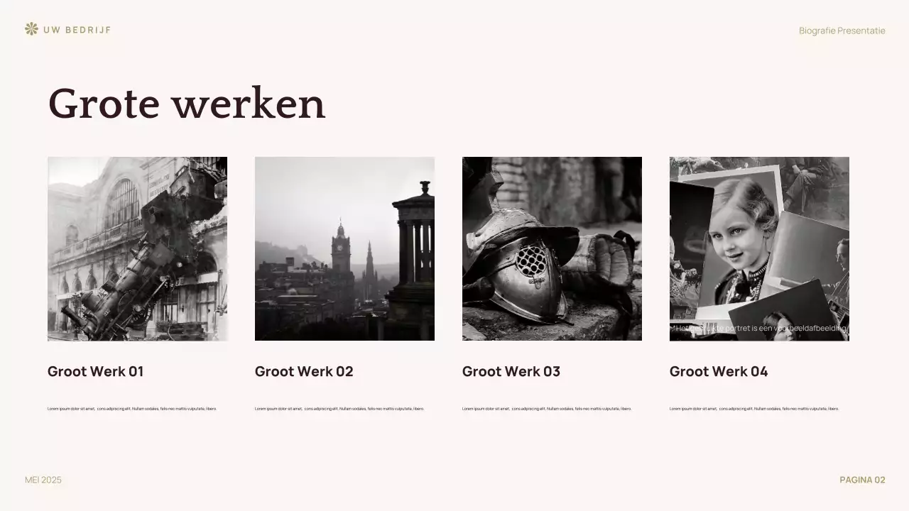 Brown Klassieke Literatuur Lezing Presentatie