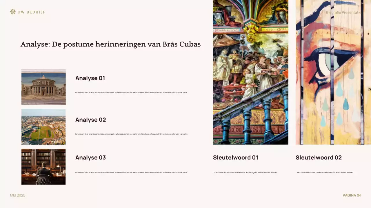 Brown Klassieke Literatuur Lezing Presentatie