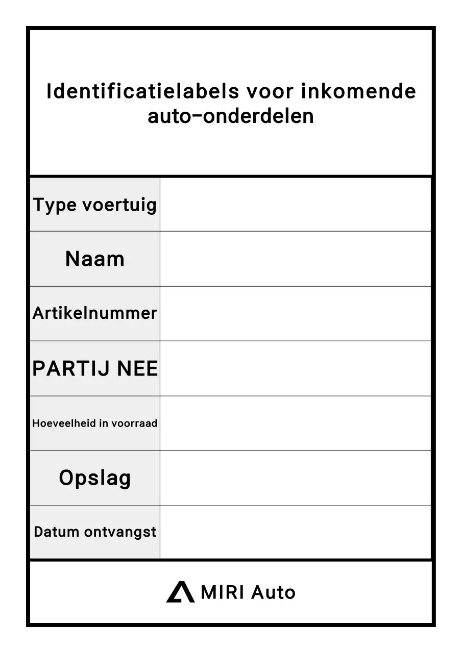 Zwarte basis autogids
