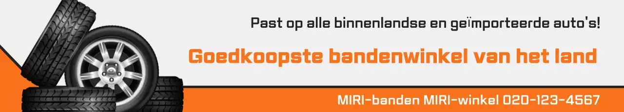 Oranje moderne auto-advertentie