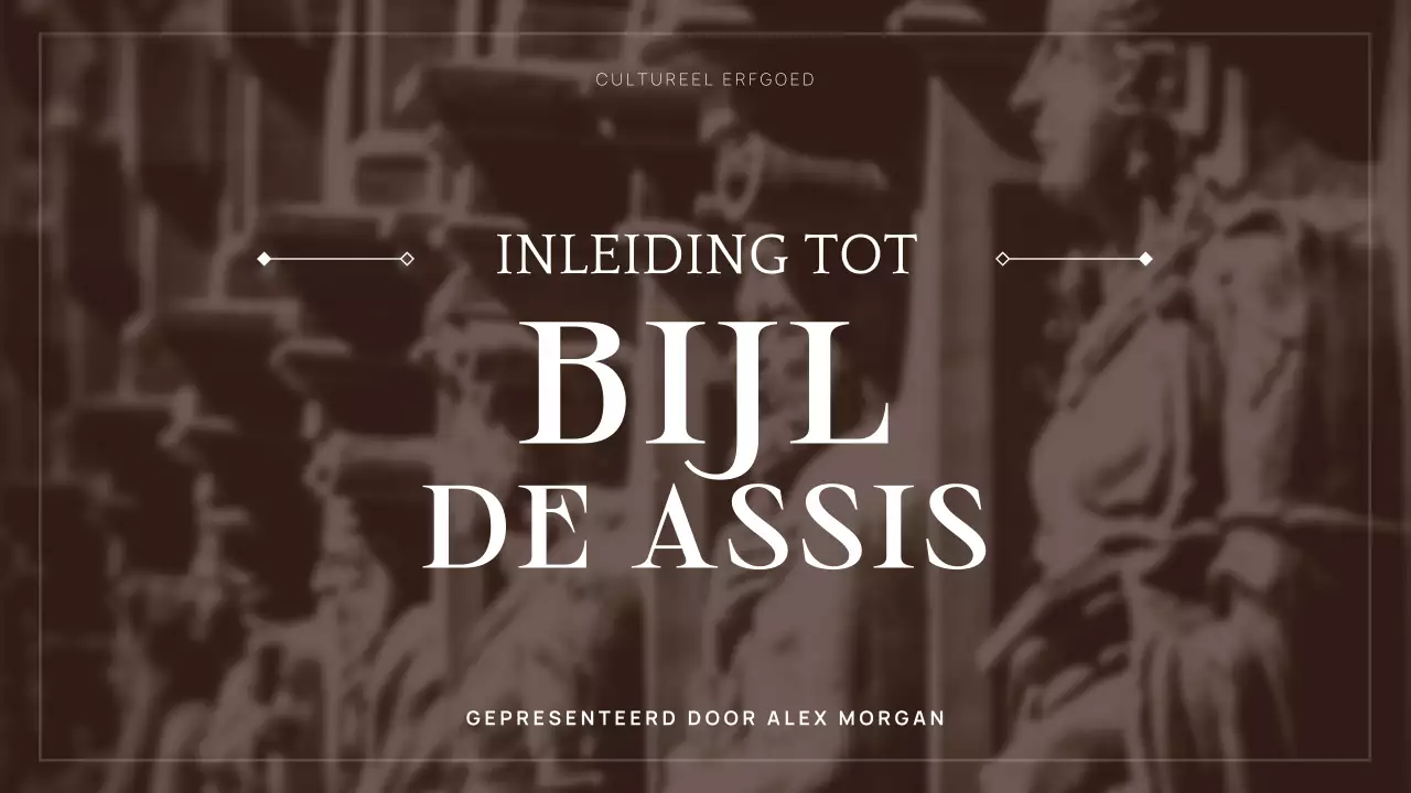 Brown Klassieke Literatuur Lezing Presentatie