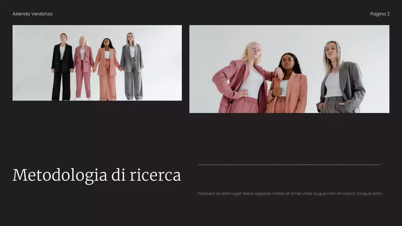 Presentazione del rapporto sulle tendenze del mercato minimalista beige e nero