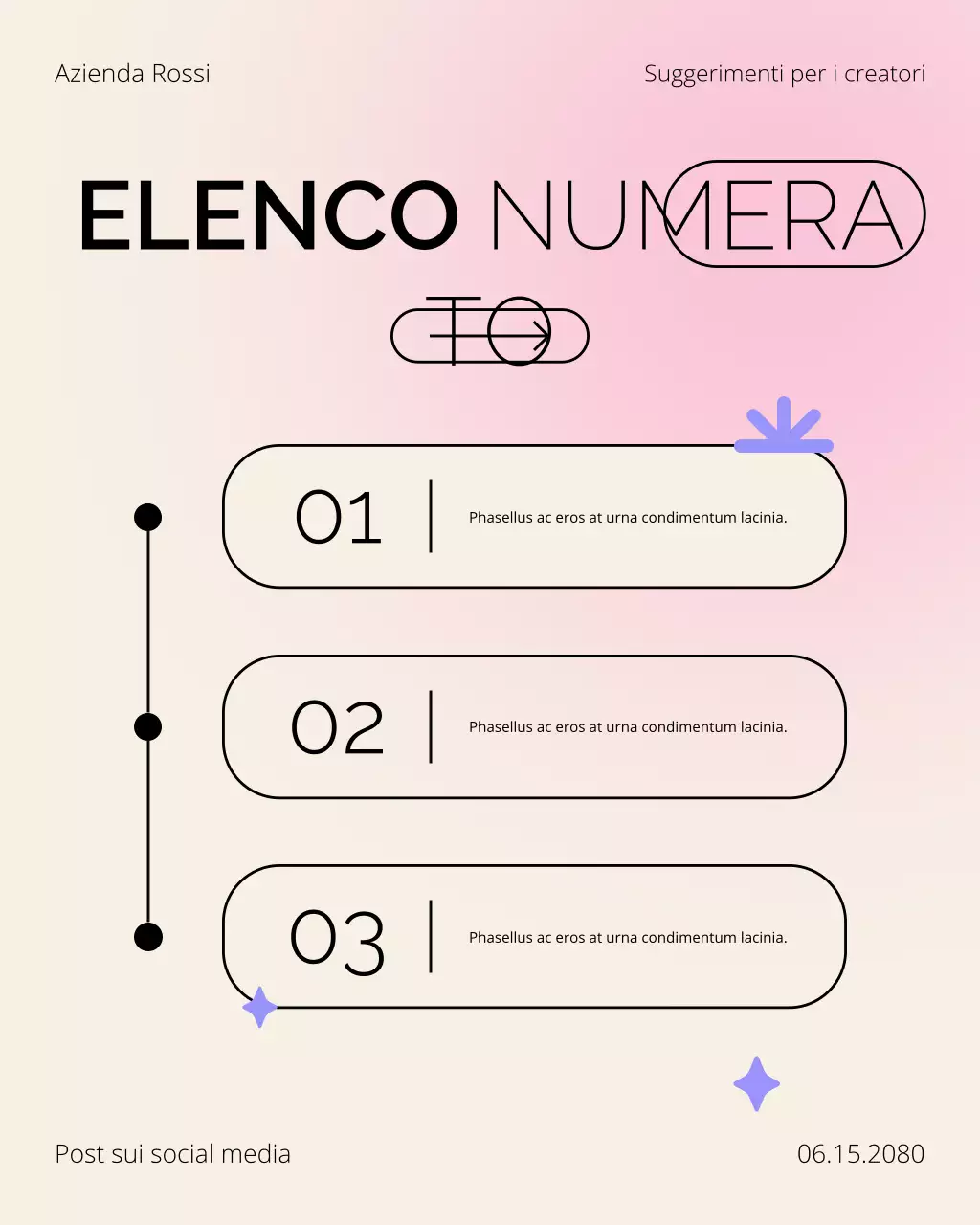 Post di Instagram del carosello di suggerimenti per il creatore di Cream and Pink