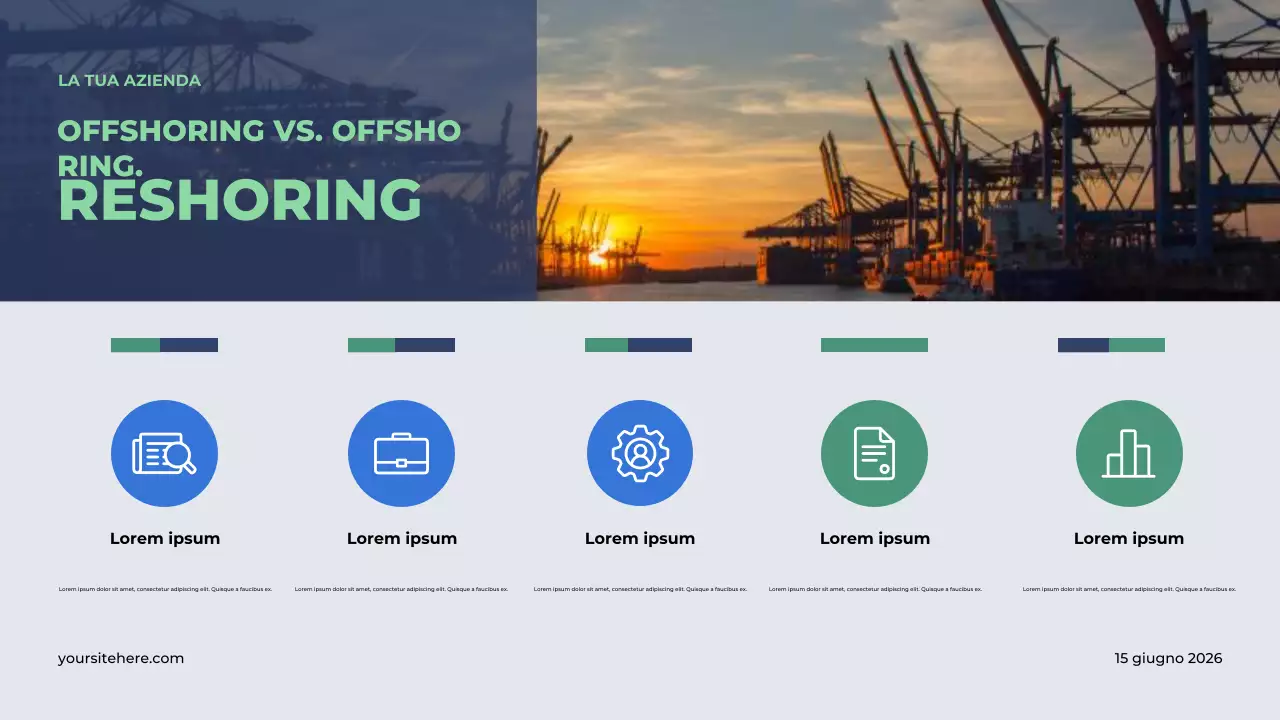 Presentazione di Orange Industrial Reshoring