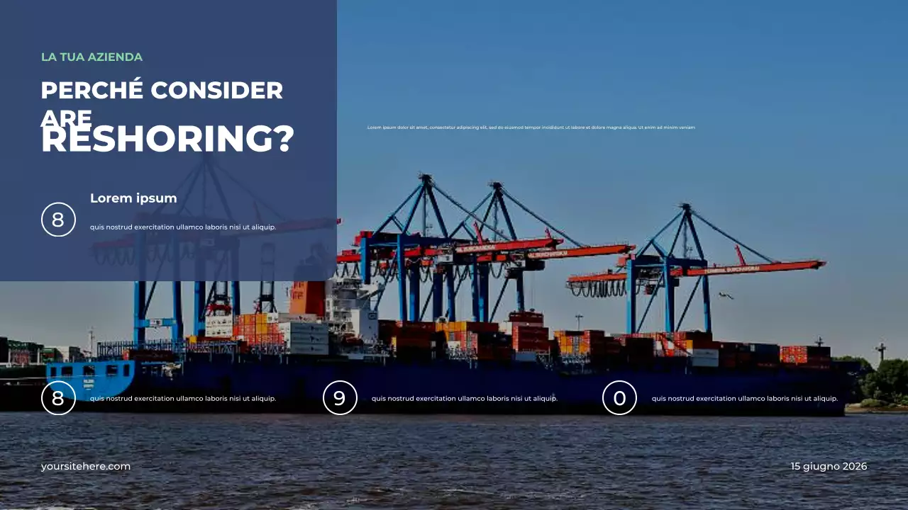 Presentazione di Orange Industrial Reshoring