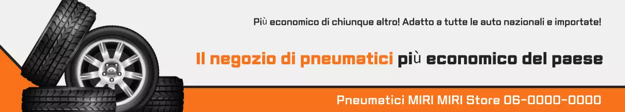 Pubblicità di un'auto moderna arancione