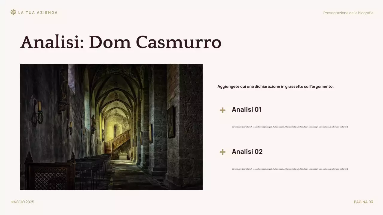 Presentazione della conferenza di letteratura classica di Brown