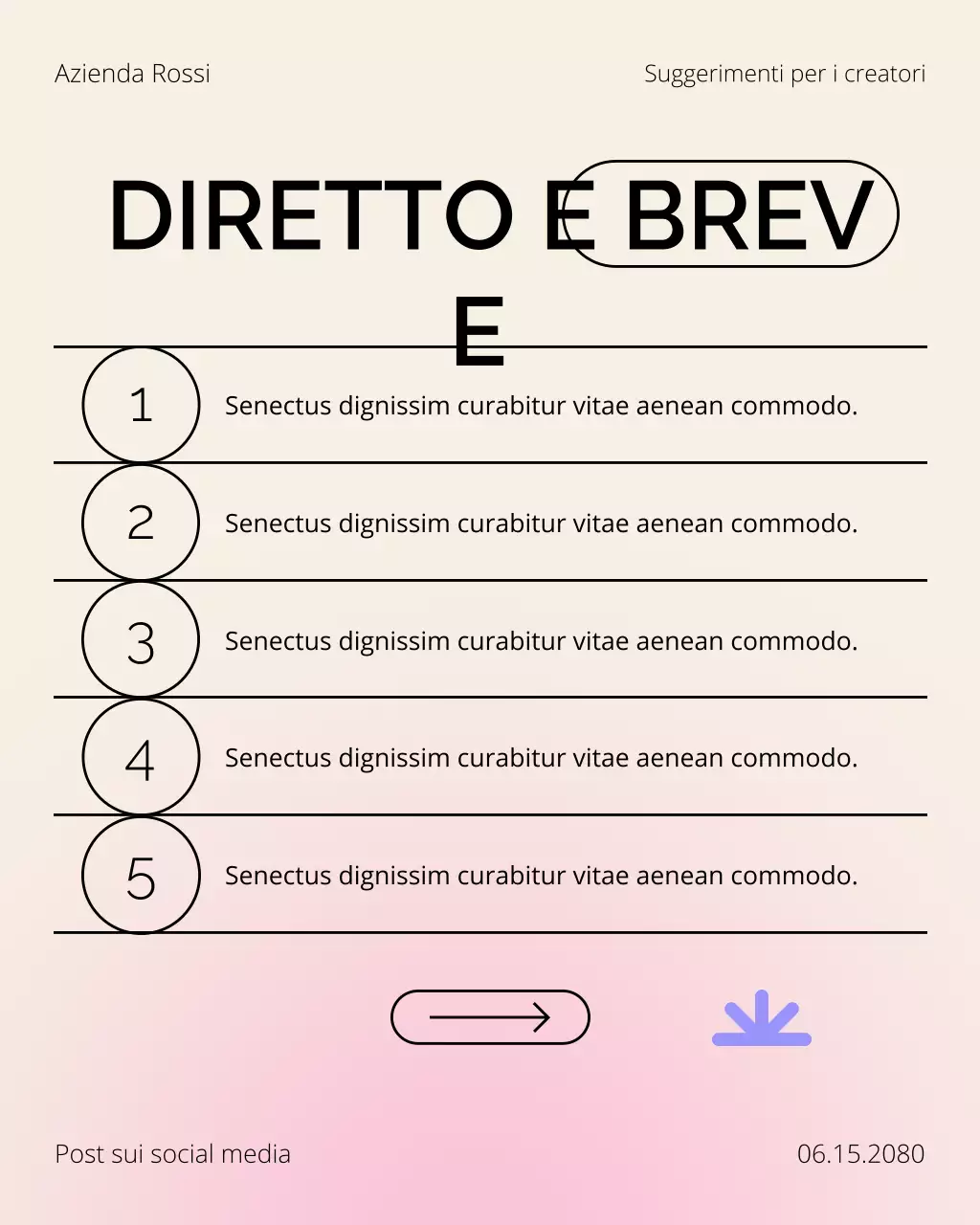 Post di Instagram del carosello di suggerimenti per il creatore di Cream and Pink