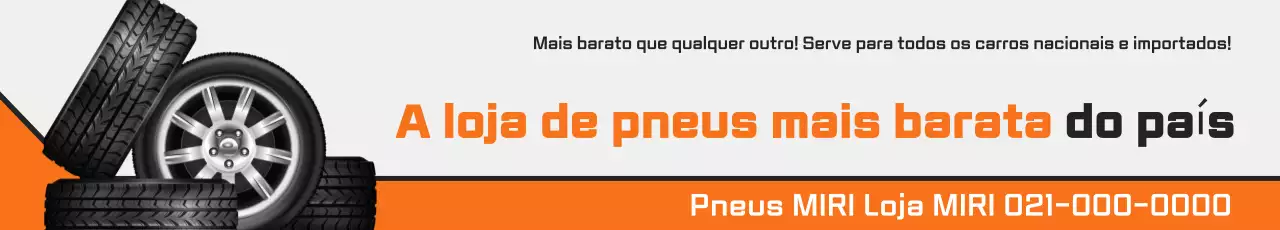 Anúncio de carro moderno laranja