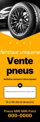 Promotion de vente à prix réduit authentique jaune et noir simple